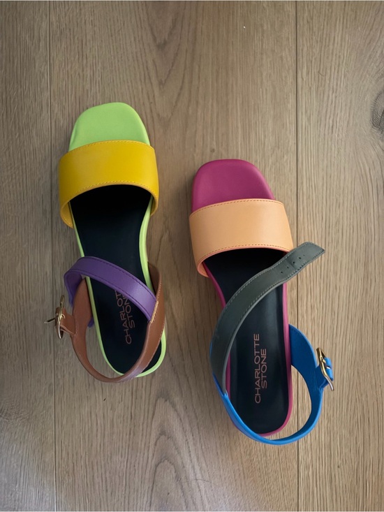 Charlotte Stone Shoes - Charlotte Stone Allie Clog Sandal in Nassau